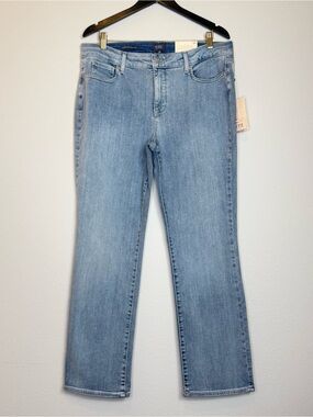NEW NYDJ Marilyn Straight Jeans Haley Wash Size 16P Not Your Daughters Jeans